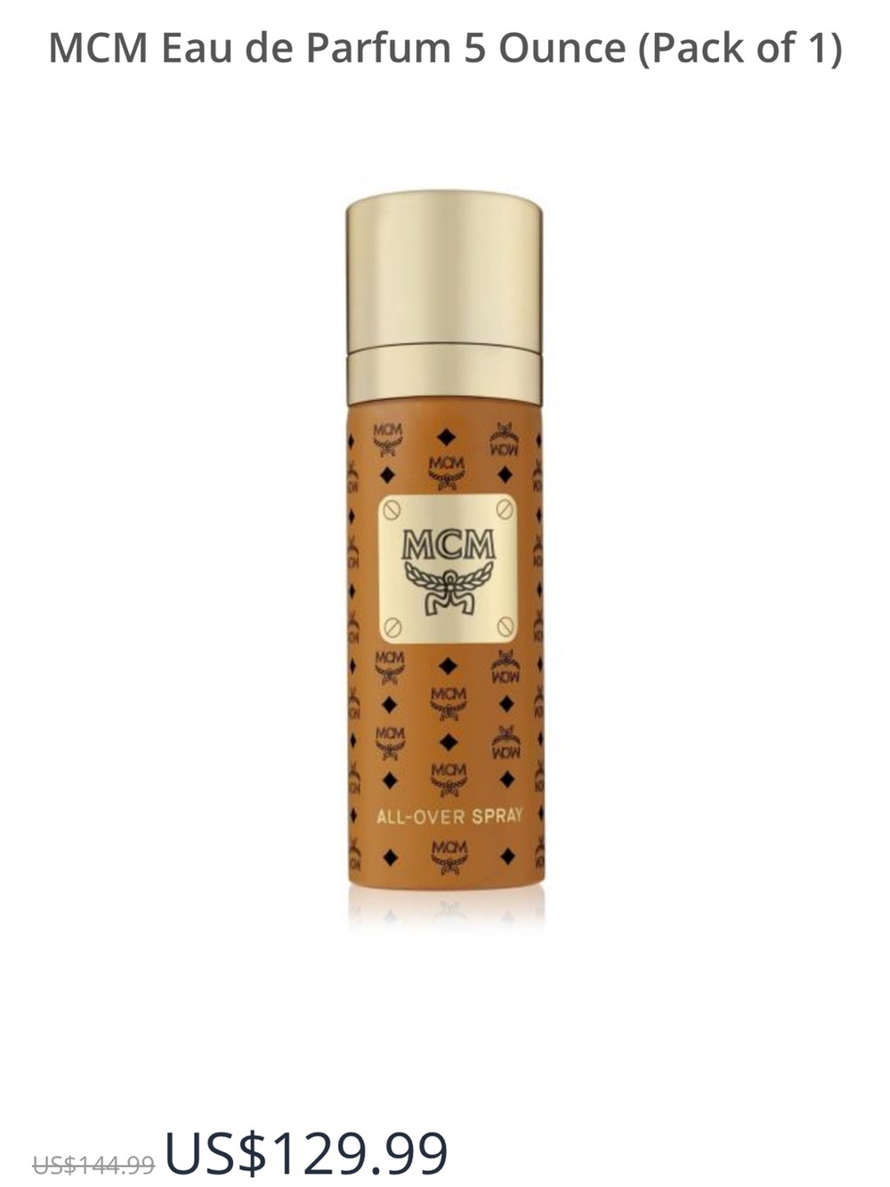 MGM 5 oz Original All-Over Hair & Body Spray NEW Sealed $149 - Picture 2 of 6
